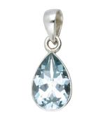 Zilveren Topaas druppel klein kettinghanger, Sieraden, Tassen en Uiterlijk, Kettinghangers, Verzenden, Nieuw