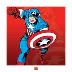 Kunstdruk Captain America Marvel Comics 40x40cm, Huis en Inrichting, Verzenden, Nieuw