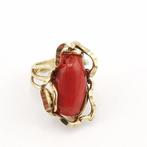 Koraal - 925 zilver - Ring - Italiaans vakmanschap, Verzamelen, Mineralen en Fossielen
