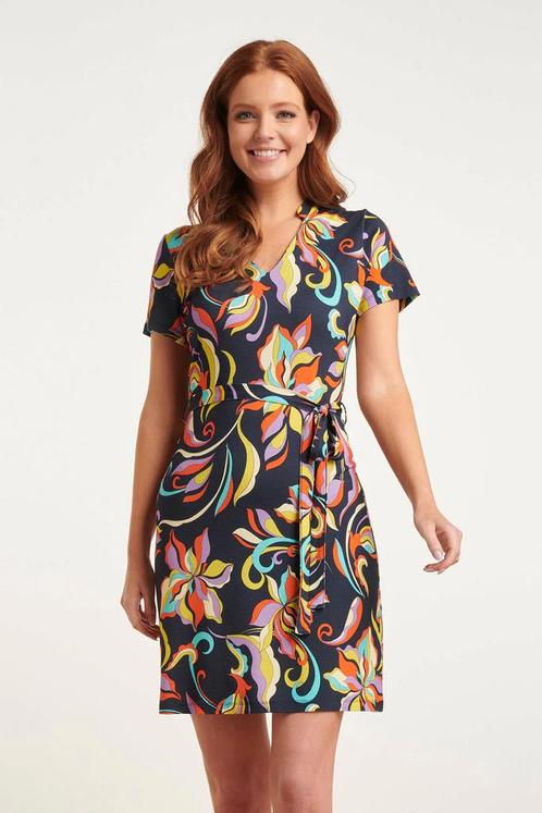 -30% Smashed Lemon  Smashed Lemon 24434 multi grafische bloe, Kleding | Dames, Jurken, Nieuw, Verzenden