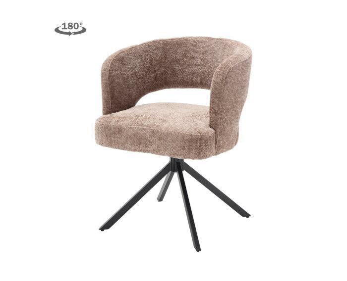 Tower Living Eetkamerstoel Mura draaibaar Chenille -, Huis en Inrichting, Stoelen, Nieuw, Ophalen of Verzenden