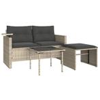 Loungeset met Kussens - Retourdeal voor Buiten Relaxen!, 2 zitplaatsen, Rotan, Nieuw, Ophalen of Verzenden