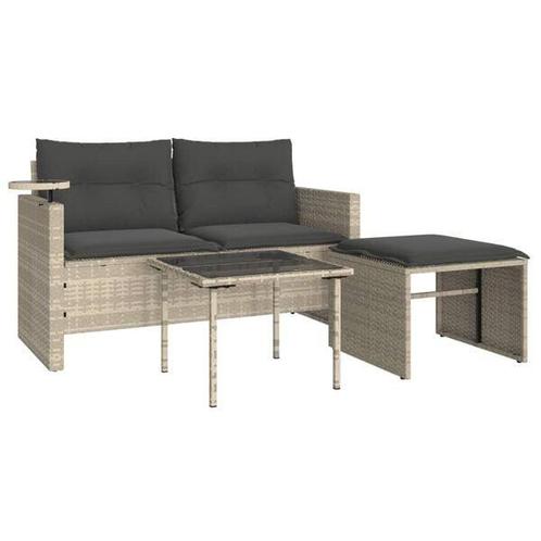Loungeset met Kussens - Retourdeal voor Buiten Relaxen!, Tuin en Terras, Tuinsets en Loungesets, Nieuw, Rotan, Loungeset, 2 zitplaatsen