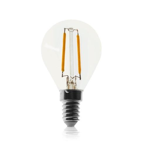 LED Filament bol lamp 2W | Dimbaar | E14, Huis en Inrichting, Lampen | Losse lampen, E14 (klein), Nieuw, Led-lamp, Ophalen of Verzenden