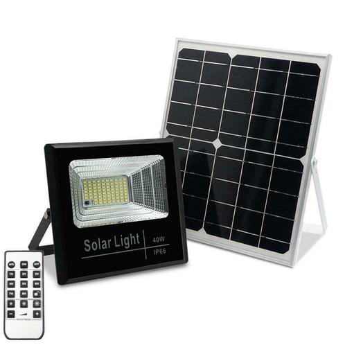 Solar LED breedstraler Capital II met los paneel  3 standen, Tuin en Terras, Buitenverlichting, Led, 50 tot 250 watt, Nieuw, Overige materialen