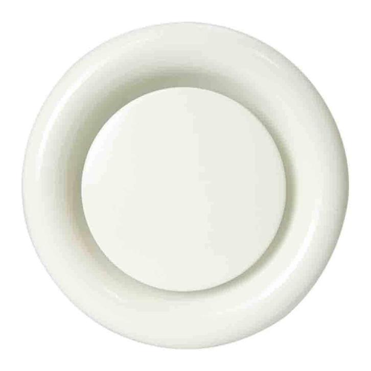 DEC metalen afvoer ventilatie ventiel met klemveren spierwit, Doe-het-zelf en Verbouw, Ventilatie en Afzuiging, Ophalen of Verzenden