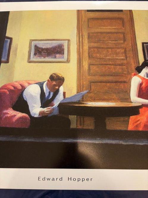 Edward Hopper - Room in New York / 1932, Antiek en Kunst, Kunst | Tekeningen en Foto's