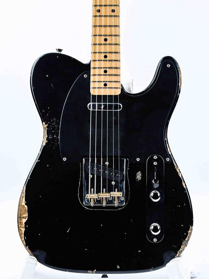 Del Tone 50s T Style Black Heavy Aged (Elektrische Gitaren), Muziek en Instrumenten, Snaarinstrumenten | Gitaren | Elektrisch