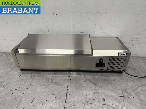 RVS Opzetvitrine Opzet koelvitrine saladière 4 x 1/4 GN 100, Zakelijke goederen, Horeca | Keukenapparatuur, Nieuw in verpakking