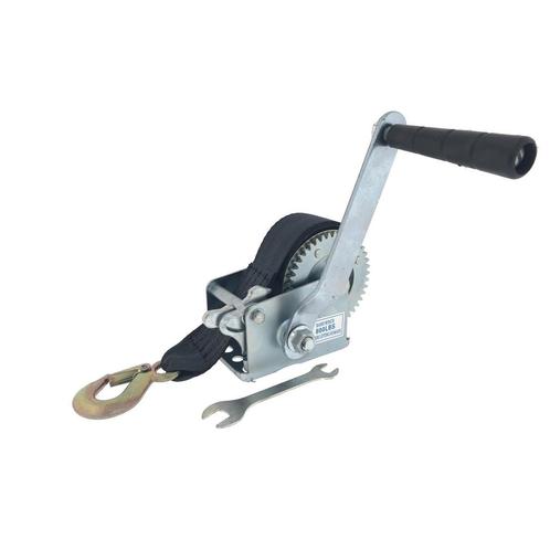 Benson Handlier - 360 kg trekkracht - 6 meter band met ha..., Auto diversen, Aanhangwagen-onderdelen, Nieuw, Ophalen of Verzenden