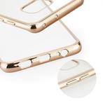 Galaxy S8 hoes - Ultra-Slim Siliconen Gold Transparant, Telecommunicatie, Mobiele telefoons | Hoesjes en Frontjes | Samsung, Nieuw