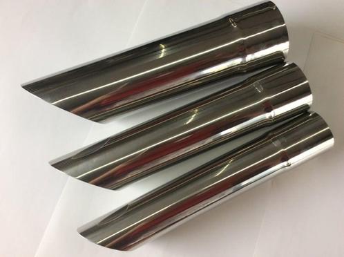 Rvs eindsierstuk 3 inch slant cutt 12 inch, Auto-onderdelen, Uitlaatsystemen, Nieuw, Ophalen of Verzenden
