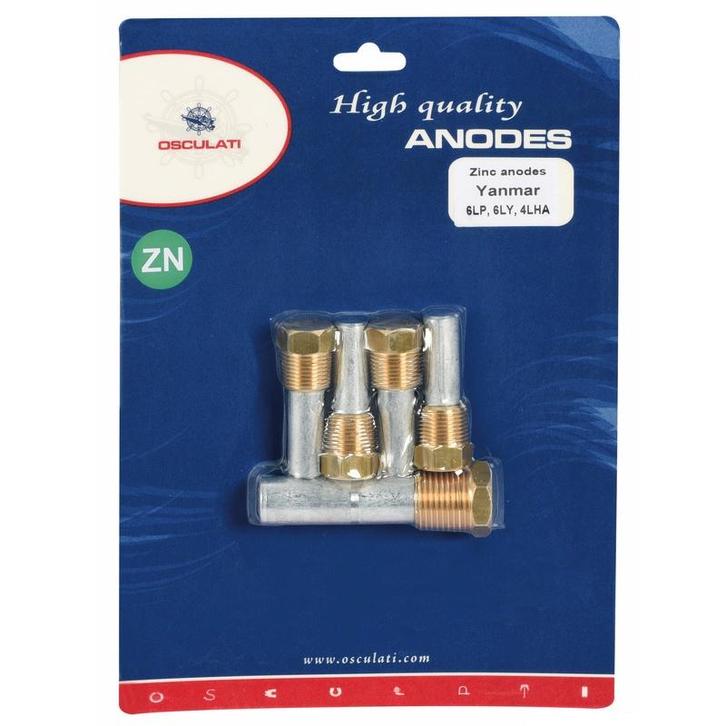 Anode Kit Zink Yanmar Inboard 6LP/6LY/4LH Motoren, Watersport en Boten, Bootonderdelen, Nieuw, Zeilboot of Motorboot, Ophalen of Verzenden