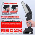 Mini kettingzaag - Elektrische snoeischaar - Met accu - Zwar, Verzenden, Zo goed als nieuw