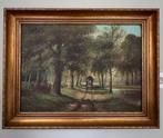 Jan Ten Cate (1867-1955) - Romantisch boslandschap met paard, Antiek en Kunst, Kunst | Schilderijen | Klassiek