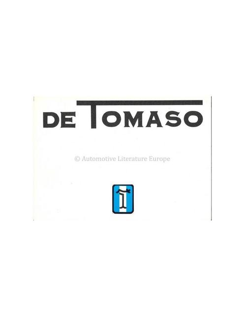 1974 DE TOMASO PROGRAMMA BROCHURE ITALIAANS ENGELS, Boeken, Auto's | Folders en Tijdschriften