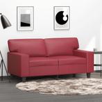 Bank Wijnrood Kunstleer - OP=OP - Perfect voor Appartement!, Huis en Inrichting, Banken | Bankstellen, 150 tot 200 cm, 75 tot 100 cm