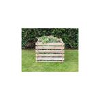 Practo Garden houten tuincomposter 530L, Tuin en Terras, Aarde en Mest, Verzenden