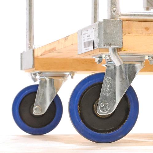 Gebruikte 2-heks rolcontainer klemhekken + 2 nylon, Doe-het-zelf en Verbouw, Transportwagens, Ophalen of Verzenden