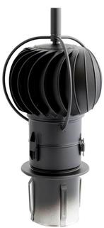 Turbowent draaikap 150 mm - ZWART, Huis en Inrichting, Haarden, Ophalen, Nieuw