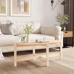 vidaXL Salontafel 118x63x45 cm massief grenenhout, Huis en Inrichting, Tafels | Salontafels, 100 tot 150 cm, Verzenden, Nieuw