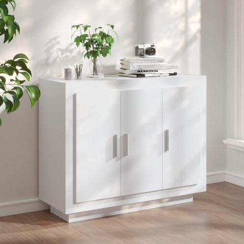 vidaXL Dressoir 92x35x75 cm bewerkt hout wit, Huis en Inrichting, Kasten | Dressoirs, 25 tot 50 cm, Nieuw, 50 tot 100 cm, Overige materialen