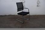 Haworth | Vergaderstoel | Tweedehands | Chromen sledeframe |, Huis en Inrichting, Bureaus, Verzenden, Gebruikt