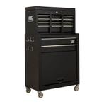 Gereedschapswagen zwart met opzetkist hoog, Doe-het-zelf en Verbouw, Overige Doe-het-zelf en Verbouw, Verzenden, Nieuw