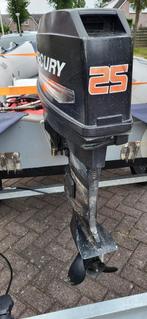 mercury r 25 PK kortstaart 2 takt met afstandsbediening, Ophalen, 10 tot 30 pk, Gebruikt, Met afstandsbediening