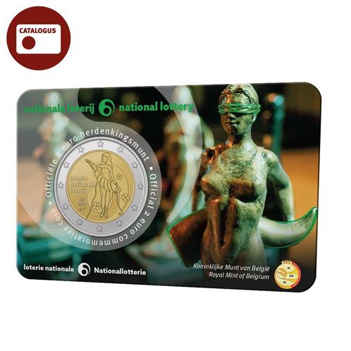 België 2 Euro Nationale Loterij 2025 BU Coincard NL, Postzegels en Munten, Munten | België, Verzenden