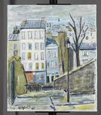 Lyne Seybel (1919-2009) - Montmartre, la maison bleue