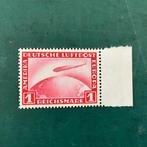 Duitse Rijk 1931 - 1 Mark Zeppelin with sheet margin -, Postzegels en Munten, Gestempeld