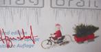 Magnorail H0 - Modeltreinfiguren (2) - Kerstman op de fiets,, Nieuw