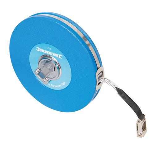 Silverline Glasvezel landmeter - 30 meter - waterbestendi..., Doe-het-zelf en Verbouw, Gereedschap | Handgereedschap, Nieuw, Ophalen of Verzenden