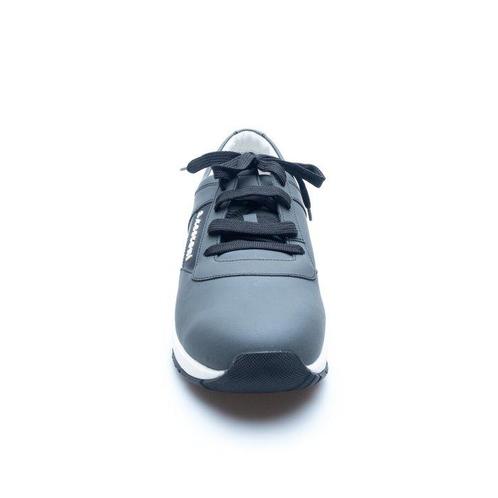 A. Testoni - NO RESERVE - Grey Rubber Leather Sneaker - UK:, Kleding | Heren, Schoenen