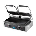 Contactgrill - Gegroefd - Dubbele Grillplaat - 2 x 22 cm, Witgoed en Apparatuur, Contactgrills, Verzenden, Nieuw