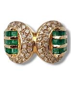Ring - 14 karaat Geel goud, Prachtige 14K gouden ring met, Sieraden, Tassen en Uiterlijk, Ringen, Nieuw