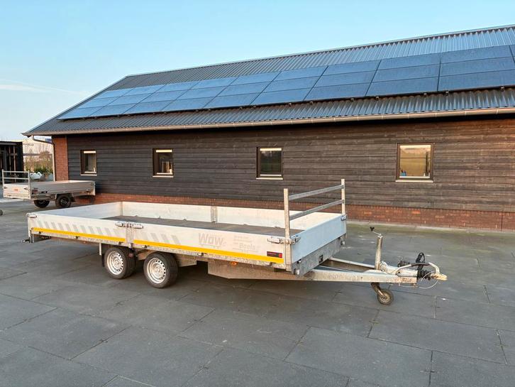 Eduard/Saris Plateauwagen 500 x 200 cm 3000 kg BJ 2018, Auto diversen, Aanhangers en Bagagewagens, Gebruikt, Ophalen