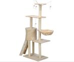 Krabpaal kattenboom XXL 135 x 97 x 55 cm beige, Dieren en Toebehoren, Ophalen of Verzenden, Nieuw