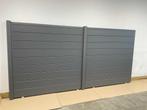Veiling - Aluminium schuttingdeel - Antraciet - 379x181 cm, Nieuw