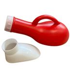 Urinaal unisex met schroefdop - Rood, Ophalen of Verzenden, Nieuw