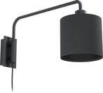 EGLO Staiti 1 - Wandlamp - E27 - 16 cm - Zwart (Verlichting), Nieuw, Verzenden