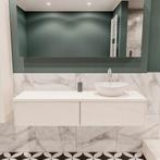 Badkamermeubel BWS Madrid Wit 150 cm met Topblad en, Ophalen of Verzenden, Nieuw, Bad