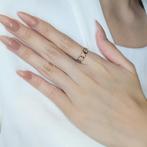 Ring - 18 karaat Roségoud - 0.39ct. tw. Saffier - Robijn, Sieraden, Tassen en Uiterlijk, Ringen, Nieuw