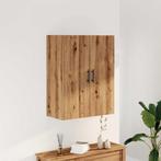vidaXL Wandkast 69,5x34x90 cm artisanaal eikenkleurig, Huis en Inrichting, Kasten | Buffetkasten, Verzenden, Nieuw, 50 tot 100 cm
