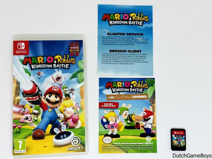 Nintendo Switch - Mario + Rabbids - Kingdom Battle, Spelcomputers en Games, Games | Nintendo Switch, Gebruikt, Verzenden