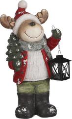 2dekans | House of Seasons Rendier met Lantaarn Kerstbeeld -, Diversen, Ophalen of Verzenden, Zo goed als nieuw