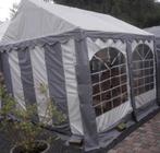Premium Partytent PVC 4x4x2 mtr in Wit-Grijs (4x4 meter), Verzenden, Nieuw, 2 meter of meer, Partytent