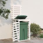 Containerberging 84x90x128,5 cm massief grenenhout wit, Huis en Inrichting, Verzenden, Nieuw