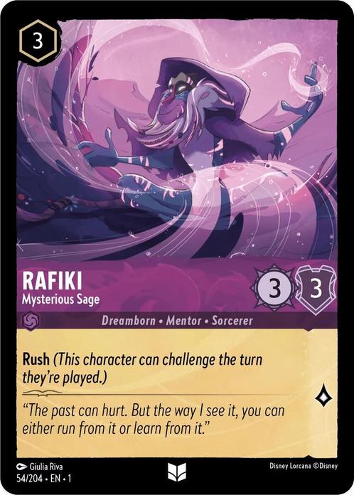 [54/204] - RAFIKI - Mysterious Sage ENG NON-FOIL [M/NM], Verzamelen, Disney, Ophalen of Verzenden